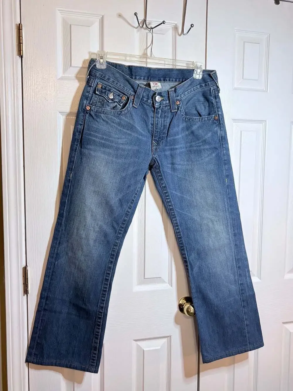 Vintage True Religion Billy Big T Bootcut Denim Jeans Size 33 #1189